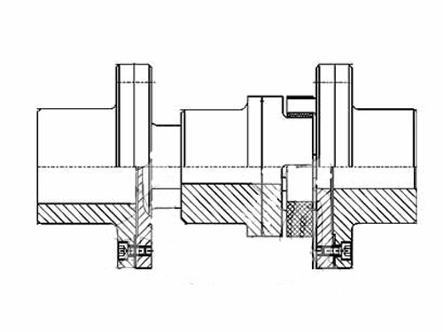 LXJ接中間軸形星形彈性聯軸器
